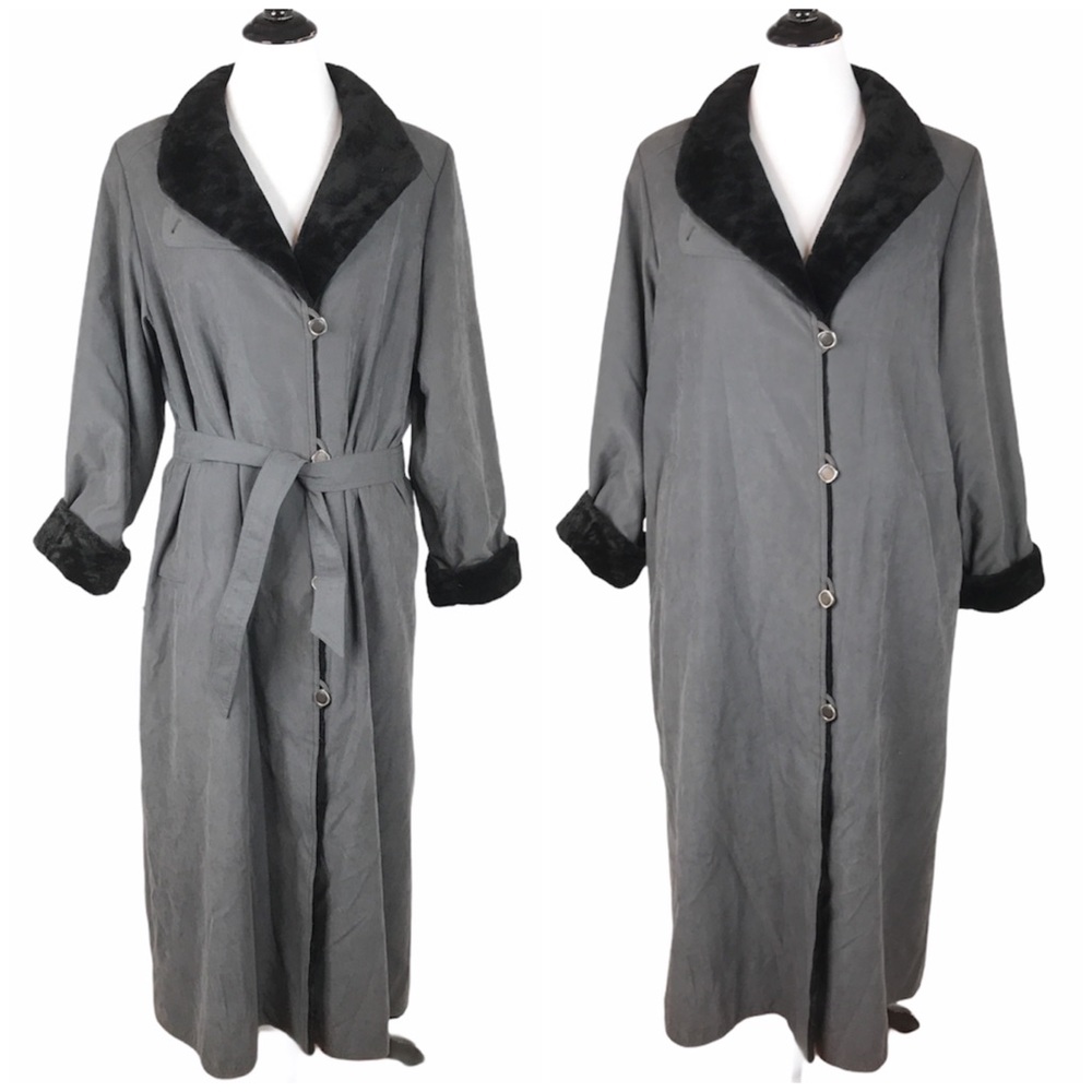 Claude Havrey Trench Coat, Gray, X-Large